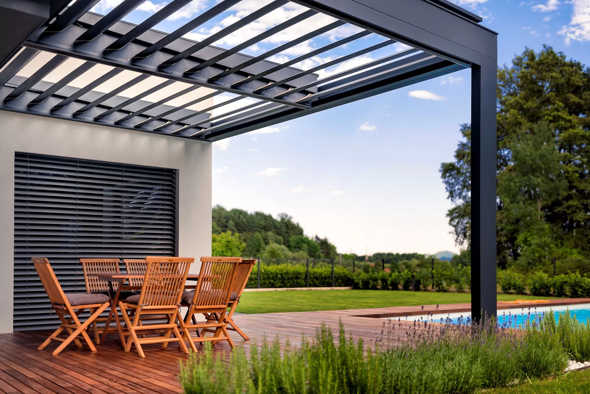 rollingroof pergola